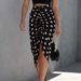 Verve 2025 Autumn Winter Polka Dot Drawstring Mid-Length Skirt Women's New Fashion_ecoleips.com