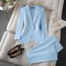Women's Clothing Women's Professional Two Piece Suit Set Elegant Sophisticated Business Casual Blazer Slim Fit Perfect For Autumn_ecoleips.com
