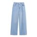 Women's Clothing Summer New Style Denim Shirt_ecoleips.com