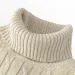Autumn Men's Long Sleeve Knitted Sweaters Men's Slim Fit Turtleneck Sweater Casual Pullover Sweater Lightweight Ribbed Sweater_ecoleips.com