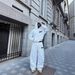 Unisex Chinese Cotton Hoodie & Straight Pants Set, Double-Layered Spring Lounge Wear, Casual Two-Piece Outfit_ecoleips.com