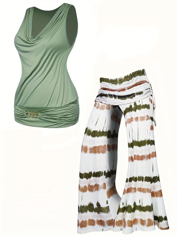Plus Size Women's Fashion Casual Set_ecoleips.com