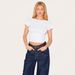 Women's Slim Fit Short Sleeve Top American Retro Style Flat Neck Sexy New Summer Fashion Cross Border Foreign Trade_ecoleips.com
