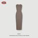 BE's Fashion 2025 Summer European And American Cross-Border Sexy Tank Top Long High-End Slim Fit Knitted Dress For_ecoleips.com