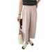 Women's Comfortable High Waist Straight Leg Cropped Pants In Soft Rayon-Cotton Blend - Lightweight And Breathable For Summer Casual Wear_ecoleips.com