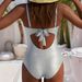 European American Style One Piece Swimsuit 2025 Push up Triangle Back Slimming Concealing Women's Sexy Hot Springs Suitable_ecoleips.com