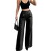 Women's High-Waisted Loose Straight Leg Trousers Autumn/Winter Casual Elegant Commuter Pants European American Style_ecoleips.com