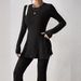 2025 Autumn Winter New Solid Color Casual Slim Fit Home And Outerwear Set For Women, Direct From Manufacturer_ecoleips.com