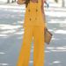 Women's Clothing Solid Color Suit Summer Casual Women's Vest Top Elastic Waist Trousers Two Piece Suit_ecoleips.com