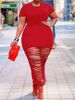 plus Size Women's Fashion Platform Dresses Bestselling Clothing_ecoleips.com