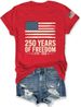Memorial Day Vintage Poppy T-Shirt For Women Poppy Flower Language Crew Neck Short Sleeve Summer Tee_ecoleips.com