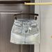 Women's European Style High-Waisted Denim Midi Skirt Slimming Sexy A-Line Bodycon Anti-Exposure Short Skirt for Summer 2026_ecoleips.com