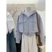 Loose Casual Versatile Hooded Zipper Short Cardigan Sweater Jacket Women's Top_ecoleips.com