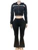 FC1400 European And American Cross-Border 2026 Autumn Hot Girl Casual Outline Embroidered Sports Sweatshirt Fashion Set_ecoleips.com
