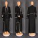 Muslim Dress Women Elegant Long Sleeve Maxi Dress With Bell Sleeves & Embellished Details – Boho Chic Open Front Robe For Women_ecoleips.com