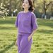 Women's Pure Cotton Two Piece Sportswear Set Korean Style Fashionable Casual Loose Flattering Summer Style Cross Border_ecoleips.com