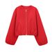 2025 Fashion Versatile New Soft Bomber Jacket Jacket Women's Clothing_ecoleips.com