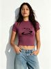 Planet Women's Short-Sleeved Crop Top, Y2K Crew Neck High-Waisted T-Shirt, Retro Space Aesthetics Summer Street Style._ecoleips.com