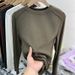 2025 Three Dimensional Line Like Brushed Thin Velvet Base, Women's Autumn And Winter New Style, Slimming Thread Cotton Long_ecoleips.com