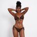 European And American Women's 2024 New Style Solid Color Triangle With Bow, Sexy Swimsuit For Women_ecoleips.com
