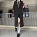 Women's Long Over-the-knee Suit Coat, Spring 2026 New British Style Blazer Coat_ecoleips.com