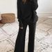 Cross-Border European And American Foreign Trade Women's New Autumn Winter Fashion Casual Solid Color Batwing_ecoleips.com