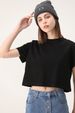 Summer Korean Version Of Open-navel Short-sleeved Women's Models With Pure Cotton T-shirt Short Models_ecoleips.com