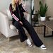 Women's Slim Fit High Waisted Two Piece Set Zipper Jacket Fashionable Fall Winter 2014 2015 Bestselling Amazon Pant Suit_ecoleips.com