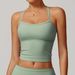 Women's Clothing Winter Sanded Beautiful Back Yoga Vest Quick Drying Fitness Top Outer Wear Running Sports Vest Female_ecoleips.com
