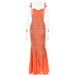 Women’s Clothing New Slim Suspender Dress Sexy Fashion Lace Backless Long Skirt_ecoleips.com