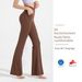 Women's Clothing Antibacterial Yoga Flared Pants Women's Nude High Waist Peach Hip Lifting Sports Flared Yoga Pants_ecoleips.com