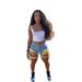 Aria Basics Aria Basics European And American 2023 Summer New Women's Denim Shorts Cotton Loose High-Waist Five-Point Pants_ecoleips.com