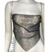 Women's Clothing Girl Rhinestone Fishnet Small Sling Nightclub Sexy Cool Top Female Diamond Chain Small Vest_ecoleips.com