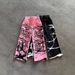Women's High Street Y2K Dark Anime Print Loose Fitting Drawstring Elastic Casual Trousers Sweatpants European Style_ecoleips.com