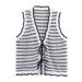 Wholesale For Foreign Trade: European And American 2025 Summer New Holiday Style Versatile Simple Striped Knitted Skirt_ecoleips.com
