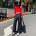 Autumn Bestseller: Denim-colored American Retro Washed Loose Straight-Leg Jeans For Women With Embroidery And Draped_ecoleips.com