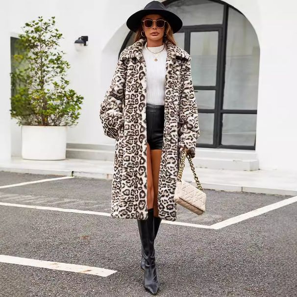 Luxury Faux Fur Coat – Winter Plush Coat With Leopard & Snake Print, Warm & Stylish (S-XXXL)_ecoleips.com
