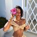 Women's French Style off the Shoulder Crop Beach Dress Set Solid Color Top Pleated Midi Skirt Vacation Style_ecoleips.com