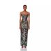 Verve Women's Gentle Style Outfit: Strapless Mesh Floral Embroidered Long Evening Dress For Banquet Party Elegant Gown_ecoleips.com