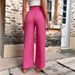 Women's Clothing Casual Pants Elastic High Waist Loose Trousers_ecoleips.com