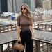 Cross-border Foreign Trade Women's Clothing 2025 Summer European And American Style Ruched One-shoulder Waist-cinching_ecoleips.com