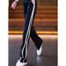 Trendy New Casual Sportswear Set, High-end Black Lapel Zipper With Unique Lines, Short-sleeved Two-piece Women's Outfit_ecoleips.com