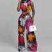2026 New Spring Clothing European And American Cross-Border Casual Pants Slim-Fit Printed Sleeveless Women's Jumpsuit_ecoleips.com