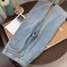 Women's Clothing Straight High Waist Jeans For Female Students Loose Retro Wide Leg Bf Hyuna Style Mopping Pants_ecoleips.com