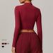 Women’s Clothing Quick Drying Fitness Sports Long Sleeved Tops High Collar Tight Outer Wear All Match Long Sleeved Yoga Clothes_ecoleips.com