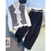 "Elegant Tweed Vest Set – Chic Long-Sleeve Blouse & Matching Pants (S-2XL, Sophisticated Office Wear)"_ecoleips.com