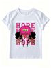 Women's Hip-hop Style Braided T-shirt, Pure Cotton Short-sleeved Commuter Shirt._ecoleips.com