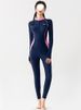 Aria Basics One-piece Jellyfish Sleeve Long Pants Sun Protection Diving Suit Quick-dry Snorkeling Set Plus Size Full-body Swimsuit_ecoleips.com