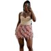 European And American Style 2026 Summer New Fashion Personality Street Trend Striped Tassel Slim-fit Bodycon Short Skirt_ecoleips.com