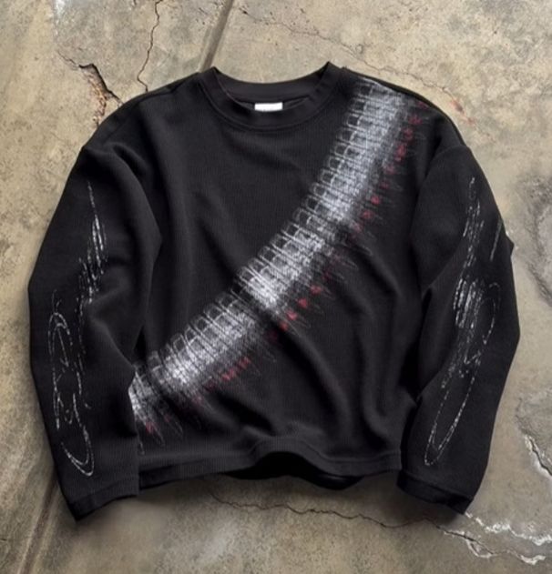 Women's Y2K round Neck Pullover T-Shirt Letter Print Gothic Loose Vintage Casual Top for All Seasons_ecoleips.com